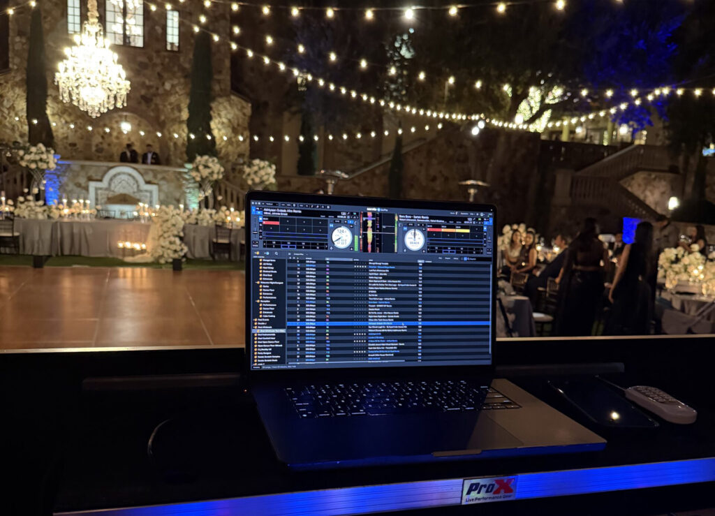 Virtual DJ at Reception Hall